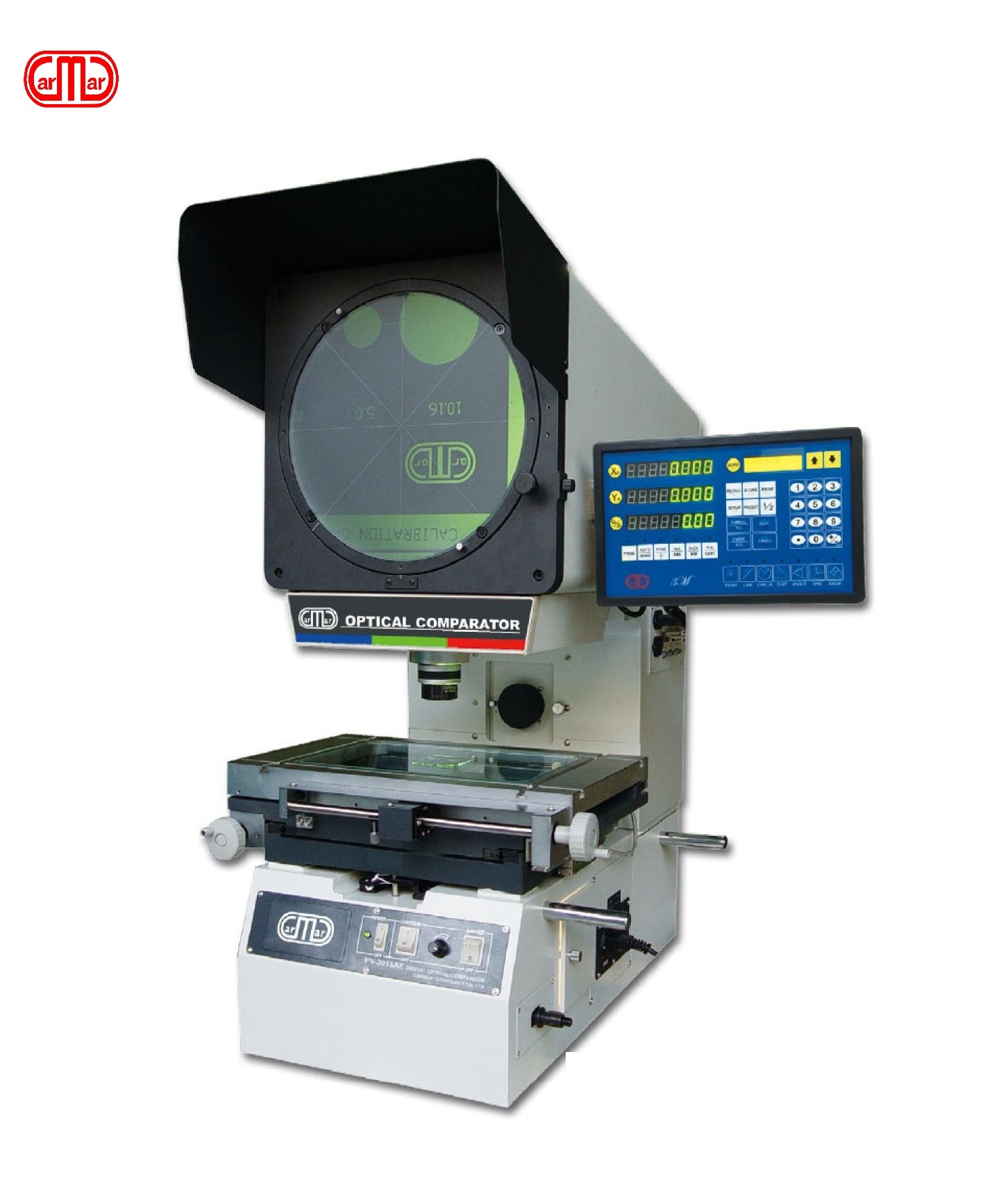 Vertical Enhanced Type Digital Optical Comparator, Profile Projector